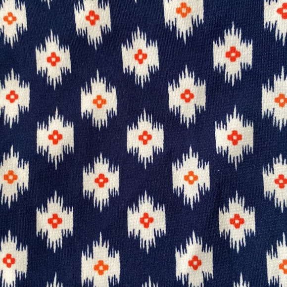 Michael Kors Navy, White and Orange Geometric Dress 💙🤍🧡 - Picture 2 of 4